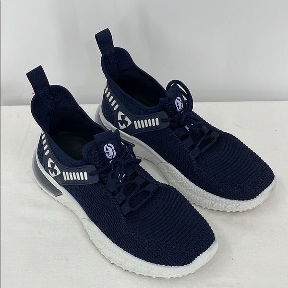 ECKO UNLTD MENS SIZE 9 Navy and White Athletic Sneakers - Picture 1 of 7